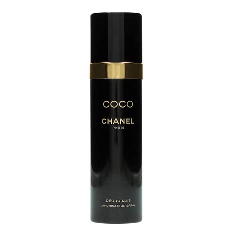 coco chanel deodorant spray black|chanel deodorant prices.